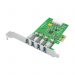 LRSU9A71-4A PCIe x1 4-Port USB3.0 Card