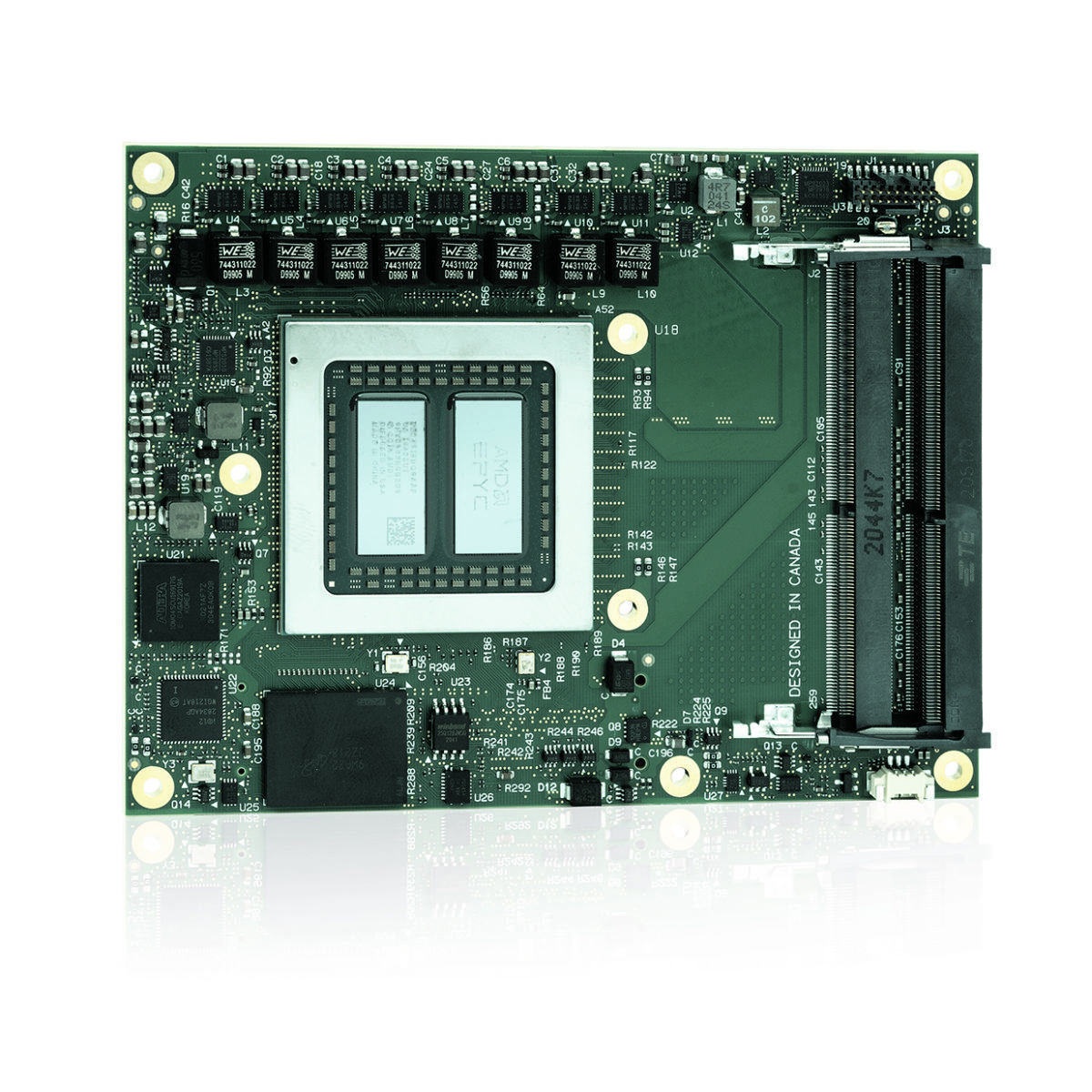 Kontron COMe-bEP7 komputer modułowy COM Express® Basic Type 7 AMD EPYC™ Embedded 3000 SoC