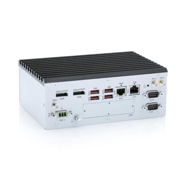 Komputer przemysłowy Kontron KBox A-150-APL do wymagających aplikacji IoT Edge oraz AI oparty na procesorach Intel® Core™ oraz Celeron® 11 generacji.